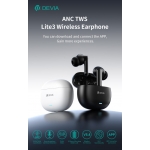 Auricolari bluetooth devia tws lite3 canc. rumore custodia ricar