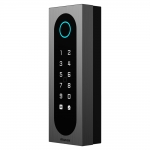 Controllo accessi ik09 - scheda em/mf, nfc, ble, pin e qr | 1 rel - 20.000 utenti | 100.000 registri - controller integrato | wiegand 26/34 - adatto per esterni ip65 | tcp/ip e poe - connessione via cloud | uscita 12v