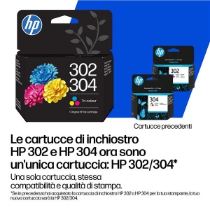 Cart hp 302 / 304 colore