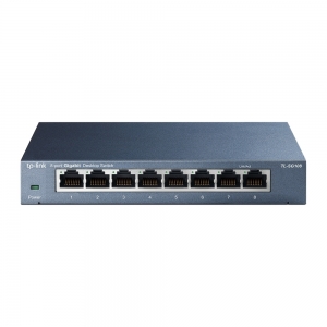 Tp-link tl-sg108 network switch unmanaged l2 gigabit ethernet (10/100/1000) black