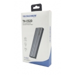 Box per ssd m.2 pcie nvme e sata su usb type-c tecnonew tn-e320