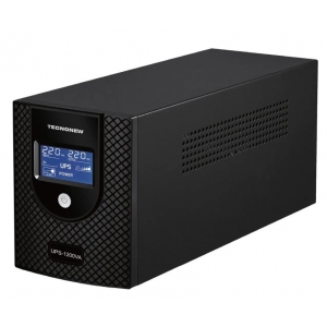 Ups tecnonew 1200va 500w 3 uscite schuko auto-restart lcd
