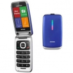 Cellulare contender dual sim blu metal