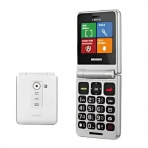 Cellulare flipper dual sim bianco