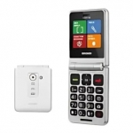Cellulare flipper dual sim bianco
