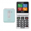 Cellulare flipper dual sim green water verde acqua