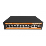 Hub switch 8 porte poe+ 10/100 tecnonew tn-hp8eh2eh +2uplink