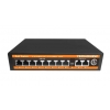 Hub switch 8 porte poe+ 10/100 tecnonew tn-hp8eh2eh +2uplink