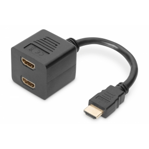 Cavo splitter hdmi con 1 con maschio e 2 femmina hdmi (ak508001)