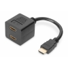 Cavo splitter hdmi con 1 con maschio e 2 femmina hdmi (ak508001)
