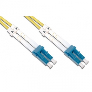 Cavo fibra ottica 3mt connettori lc-lc 50/125m om3 multim. blue