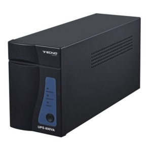 Ups tecno 800va 320w 2 uscite tripolare e schuko auto-restart