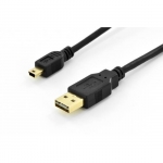 Cavo usb - mini usb con spina "a" reversibile mt 1
