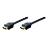 Cavo hdmi 1mt m/m v2.0 4k 3d con ethernet schermato nero