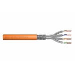 Cavo solido doppia schermatura s-ftp per reti categoria 7 in rame halogenfree lsoh matassa mt. 100 classe cpr: eca
