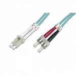 Cavo fibra ottica lc a st multimode duplex 50/125 mt.5 om3