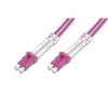 Cavo fibra ottica lc a lc multimode duplex 50/125 mt.2 om4
