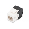 Inserto jack utp non schermato rj45 cat. 6a toolfree