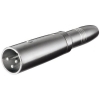 Adattatore xlr maschio 3 poli - 6,35mm femmina