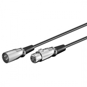 Cavo prolunga xlr 3 poli maschio/femmina mt 2