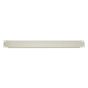 Pannello cieco 1 unita' per armadi rack 19" grigio viti incluse