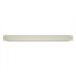 Pannello cieco 1 unita' per armadi rack 19" grigio viti incluse