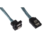 Cavo interno sata iii ultrasottile cm 50 connettore 90 con clip metallo