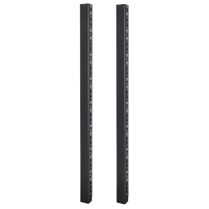 Canalina passacavi verticale per armadi link 42u larghi 800 mm colore nero