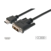 Cavo hdmi 19 poli tipo a maschio - dvi-d 18+1 poli maschio mt 2