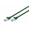 Cavo rete cat 5e schermato sf/utp colore verde mt 1 digitus