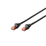 Cavo rete s-ftp cat.6 doppia schermatura ls0h colore nero mt. 3