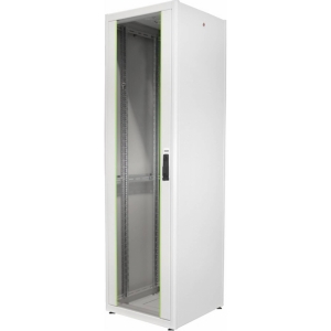 Armadio 42 unit 19" per reti misure (a)2010 x (l)600 x (p)600 mm. colore grigio chiaro