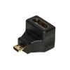 Adattatore hdmi femmina - micro hdmi maschio 90 angolato