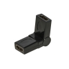 Adattatore hdmi femmina - hdmi femmina con connettore ruotabile 360