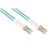 Cavo fibra ottica lc a lc multimode duplex om3 50/125 mt.15