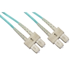 Cavo fibra ottica sc a sc multimode duplex om3 50/125 mt.50