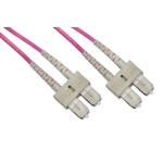 Cavo fibra ottica sc a sc multimode duplex om4 50/125mt.20