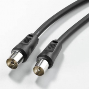Cavo antenna tv maschio/femmina 1,50mt nero