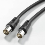 Cavo antenna tv maschio/femmina 1,50mt nero