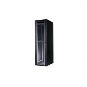 Armadio 42 unita' linea professionale (a)2020 x (l)600 x (p)600 mm. colore nero ral9005  (dn-19 42u 6/6-sw)