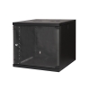 Armadio rack 19" 9 unita' da muro (a)490x (l)540 x profondita' 600 mm. colore nero