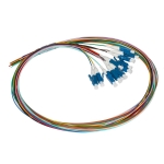 Set 12 cavi pigtail fibra ottica conn. lc singlemode simplex 1mt