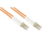 Cavo fibra ottica lc a lc multimode duplex om2 50/125 mt.2