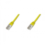 Cavo rete utp cat 5e non schermato - mt. 50  giallo