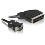 Cavo video scart maschio (output) - vga maschio (input) mt 2