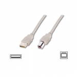 Cavo usb 2.0 connettori a-b - lunghezza mt. 5
