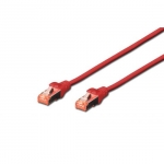 Cavo rete s-ftp cat.6 doppia schermatura ls0h colore rosso mt. 0,5