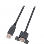 Cavo usb connettore a maschio/a femmina da pannello mt. 1,8