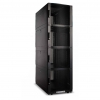 Armadio rack 19" 42u con 4 compartimenti 1992(a) x 1070(p) x 600(l) nero porte traforate