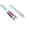 Cavo fibra ottica lc a st multimode duplex om3 50/125 mt.1